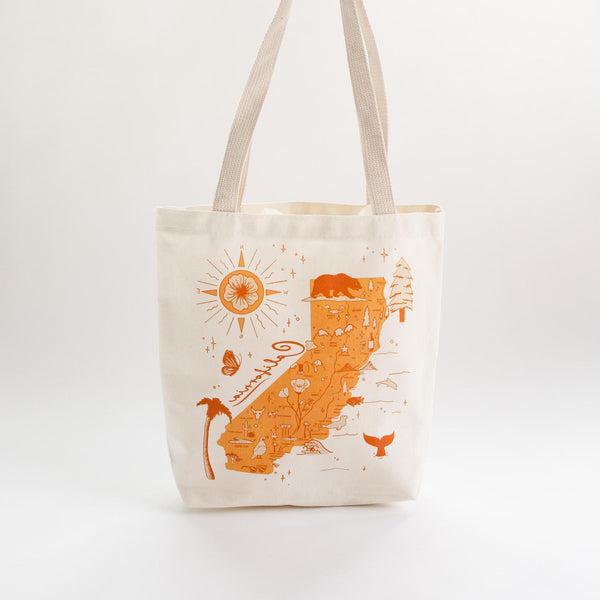 California Map Tote